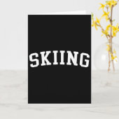 Carte Ski _6 (Fleur jaune)
