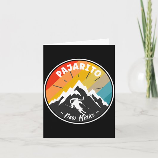 Carte Ski à Pajarito Nouveau-Mexique  (Devant)