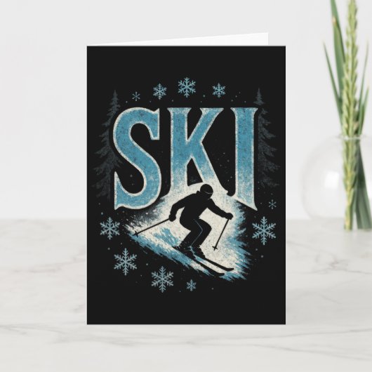 Carte Ski - Alpine Downhill Racing Freestyle (Devant)