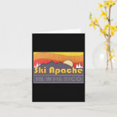 Carte Ski Apache Nouveau-Mexique (Fleur jaune)