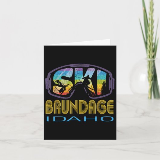 Carte Ski Brundage Idaho Vacances ski (Devant)