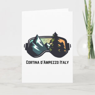Carte Ski Cortina D'ampezzo Italie Ski de montagne T Hom