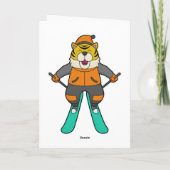 Carte Ski de Tiger (Dos)