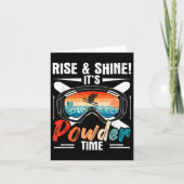 Carte Ski d'hiver de ski de fond de ski de retro : Il (Devant)