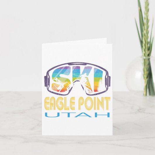Carte Ski Eagle Point Utah Vacances ski (Devant)