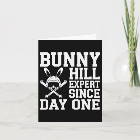 Carte Ski Et Snowboard Débutant Sports D'Hiver Fin (Devant)