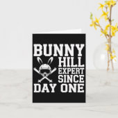 Carte Ski Et Snowboard Débutant Sports D'Hiver Fin (Fleur jaune)