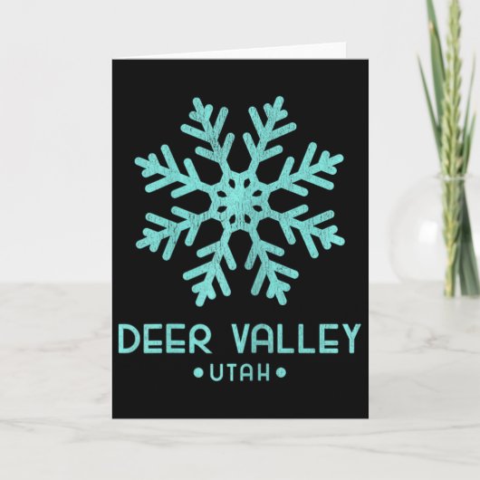Carte Ski féminin à Deer Valley Utah  (Devant)