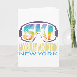 Carte Ski Mccauley Mountain New York Vacances ski