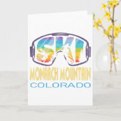 Carte Ski Monarch Mountain Colorado Vacances ski (Fleur jaune)