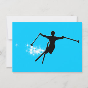 Carte ski : piste en poudre