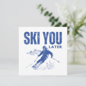 Carte Ski Plus Tard (Debout devant)