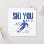 Carte Ski Plus Tard (Devant/Arrière en situation)