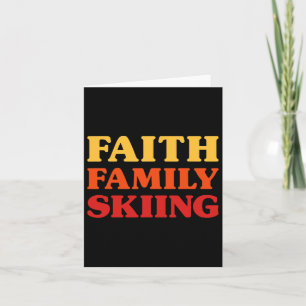 Carte Ski Pour Hommes Ski Pour Femmes Foi Famille Ski