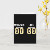 Carte Ski Snowboard Blessures Accumulation de bien récup (Fleur jaune)