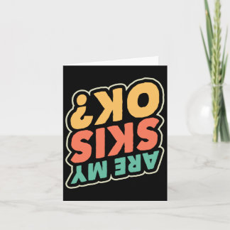 Carte Ski Sont Mes Skis Ok Ski Amateur Ski Sport D'Hiver