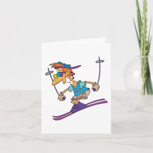 Carte Skier d'été (Devant)