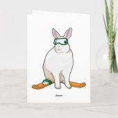 Carte Skieur de bunny ski (Dos)