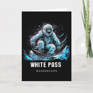 Carte Skieur P Washington Ski Skiing _1
