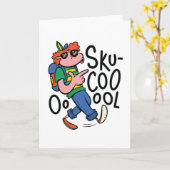 CARTE SKU GARÇON COOL (Fleur jaune)