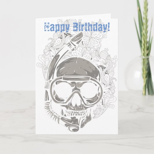 Carte Skull Snorkeling (Devant)