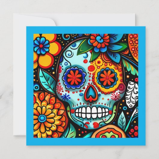 Carte Skull sucre (Devant)