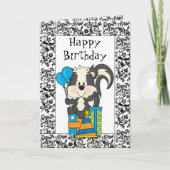 Carte Skunk Anniversaire (Devant)