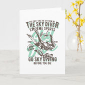 Carte Sky Diver (Fleur jaune)