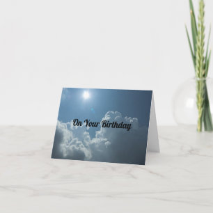 Carte Sky Happy Birthday Greeting Card