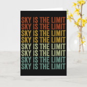 Carte Sky Is The Limit Rock Mountain (Fleur jaune)