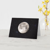 Carte Sky Moon Night Space (Fleur jaune)