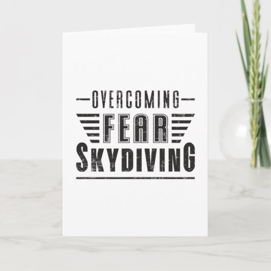Carte Skydive Skydive Plane Jump Idée cadeau (Devant)
