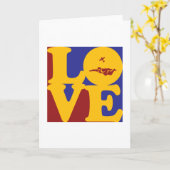 Carte Skydiving Love (Fleur jaune)