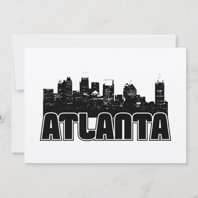 Carte Skyline Atlanta (Devant)