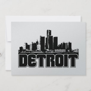 Carte Skyline de Détroit