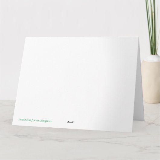 Carte Skyline de Dublin (Dos)