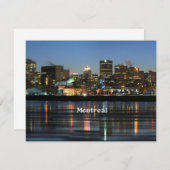 Carte Skyline de Montréal (Devant / Derrière)