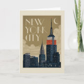 Carte Skyline de New York (Devant)