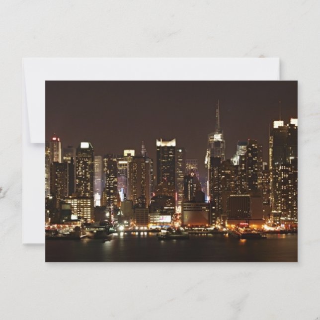 Carte Skyline de New York (Devant)