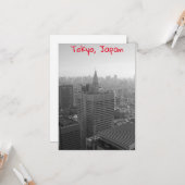 Carte Skyline de Tokyo (Devant/Arrière en situation)
