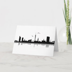 Carte Skyline Hambourg