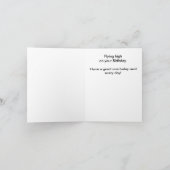 Carte Skywriting Joyeux anniversaire dans les nuages (Intérieur)