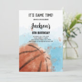 Carte Slam Dunk Sports Party Boys modifiable (Debout devant)