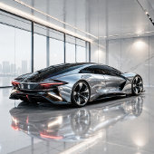 Carte Sleek Concept Supercar Wall Decor