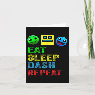 Carte Sleep Dash Répéter le jeu vidéo Géométrie Gamer vi