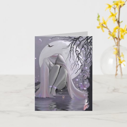 Carte Sleeper clair de lune (Fleur jaune)