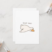 Carte Sleepy Duck (Devant/Arrière en situation)