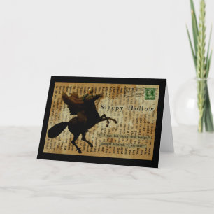 Carte Sleepy Hollow Horseman sans tête 1