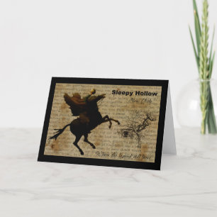 Carte Sleepy Hollow Horseman sans tête 2
