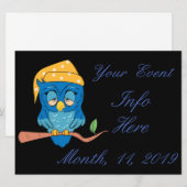 Carte Sleepy Owl Thunder_Cove Classic (Devant / Derrière)